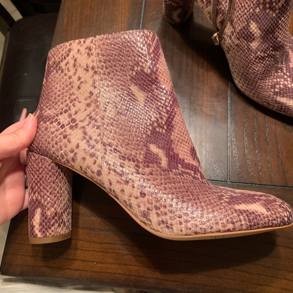 Brand New Snakeskin Booties - Picture 2 of 2